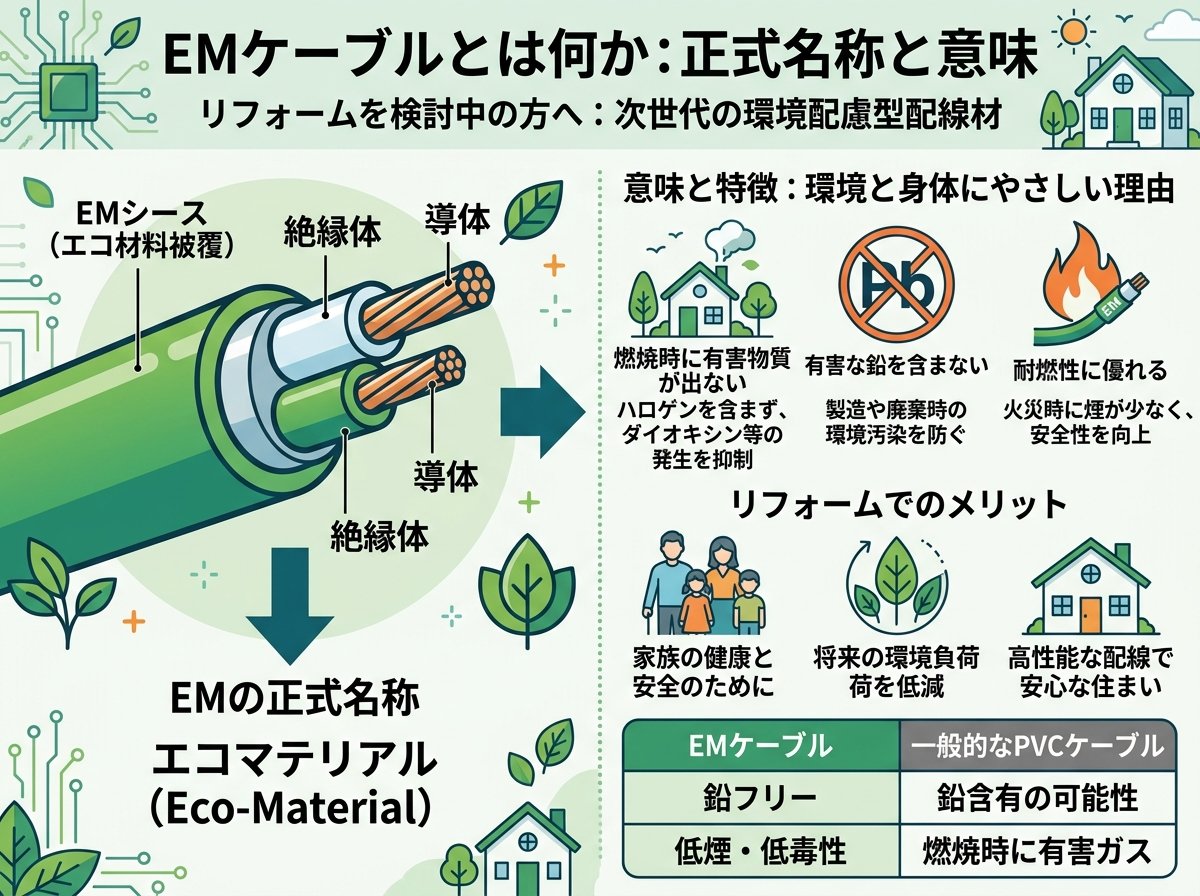 emケーブルとは何か:EMの正式名称と意味