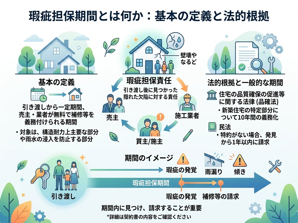瑕疵担保期間とは何か:基本の定義と法的根拠